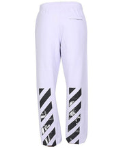 Off White Caravaggio Diagonals Lilac Slim Sweatpants