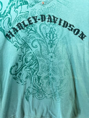 Vintage Harley Davidson Ohio Green Women’s Baby Tee