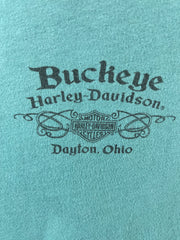 Vintage Harley Davidson Ohio Green Women’s Baby Tee