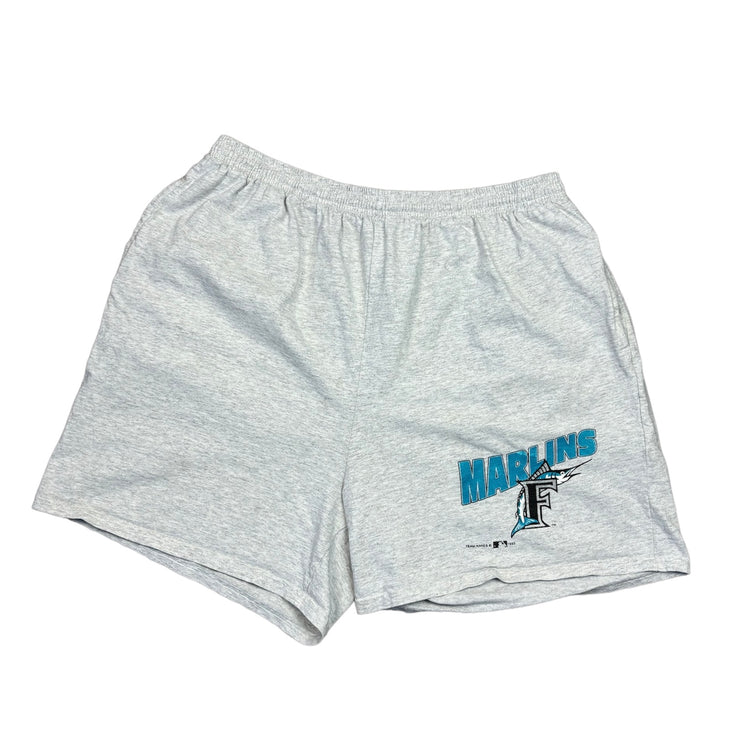 Vintage 1993 Florida Marlins Grey Shorts