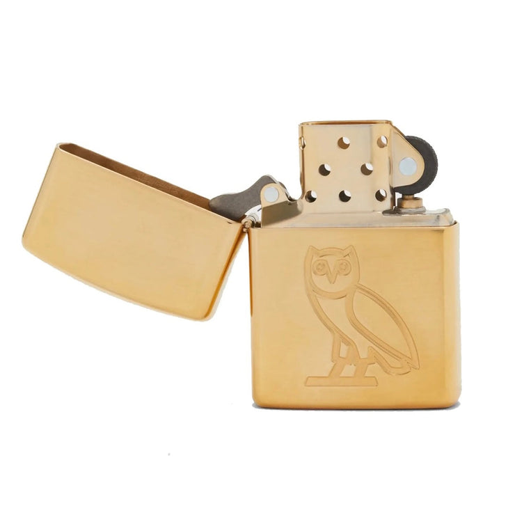 OVO Owl Gold Zippo