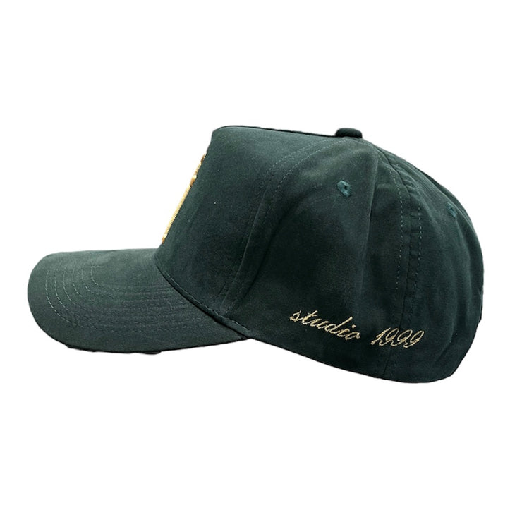 Studio 1999 LA Green & Cream Suede Snapback Hat