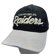 Vintage 90’s Raiders Script Black Wool Sports Specialties Snapback