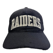 Vintage 90's Raiders Spellout Wool Starter Snapback Hat