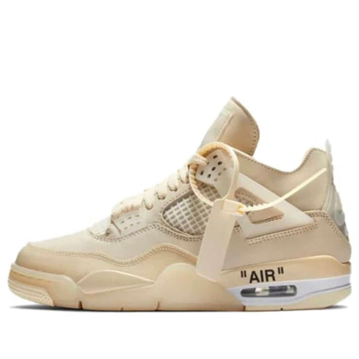 Jordan 4 x Off White Sail