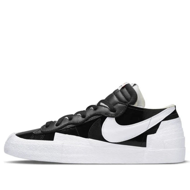 Nike Blazer Low x Sacai Black Patent Leather