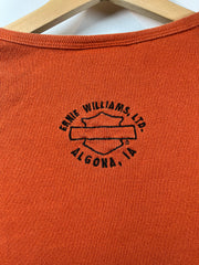 Vintage Harley Davidson Algona Orange Long Sleeve