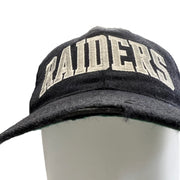 Vintage 90's Raiders Spellout Wool Starter Snapback Hat