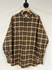 Vintage Woolrich Brown Flannel