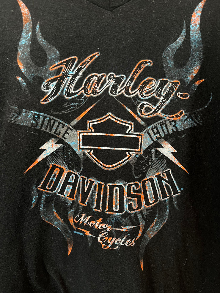 Harley Davidson Syracuse New York Black Long Sleeve