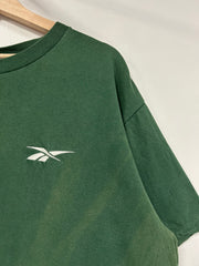 Vintage 90's Reebok Embroidered Green Tee