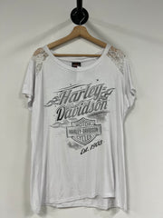 Harley Davidson White Lace Tee