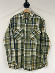 Vintage Duluth Green Flannel