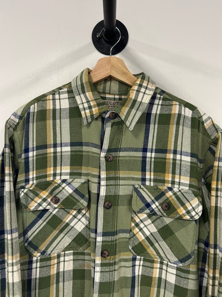 Vintage Duluth Green Flannel