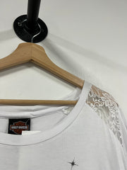 Harley Davidson White Lace Tee