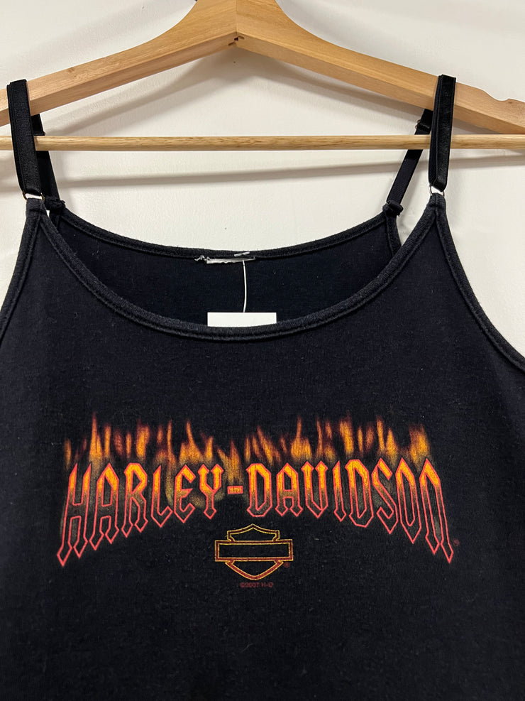 Vintage 2007 Harley Davidson Black Tank Top