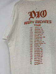 Vintage 1996 Dio Angry Machines Tour White Tee