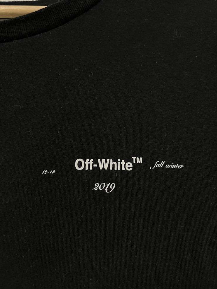 Off White Stencil Arrows Black Tee