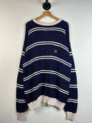 Vintage 90's Christian Dior Navy Knit Sweater