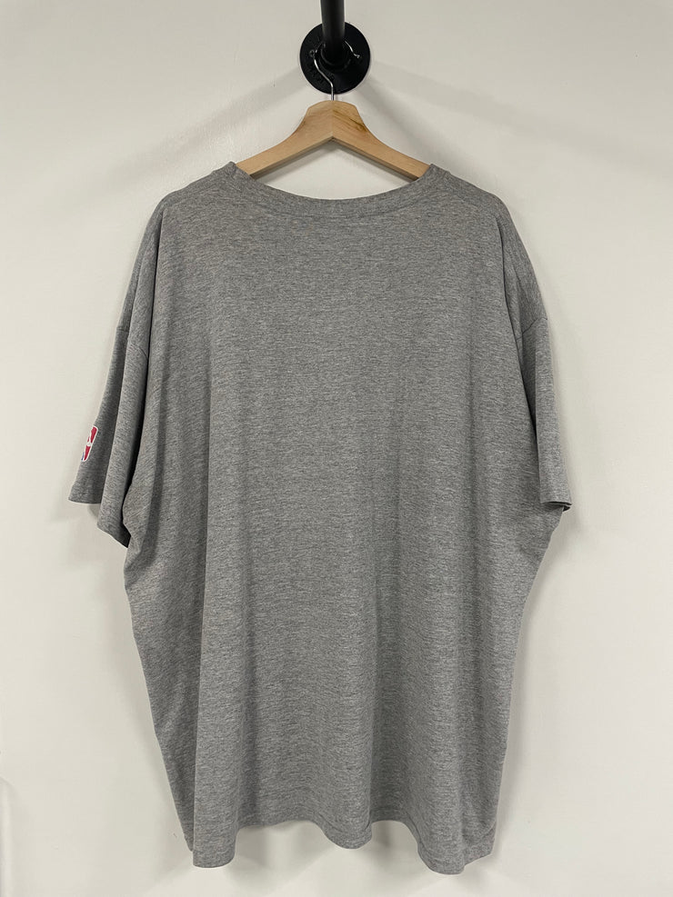 Vintage Nike Toronto Raptors Middle Swoosh Grey Tee