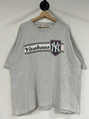 Vintage New York Yankees Spellout Grey Tee