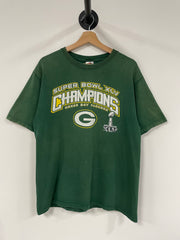 Vintage Green Bay Packers Superbowl Green Tee