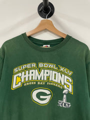 Vintage Green Bay Packers Superbowl Green Tee