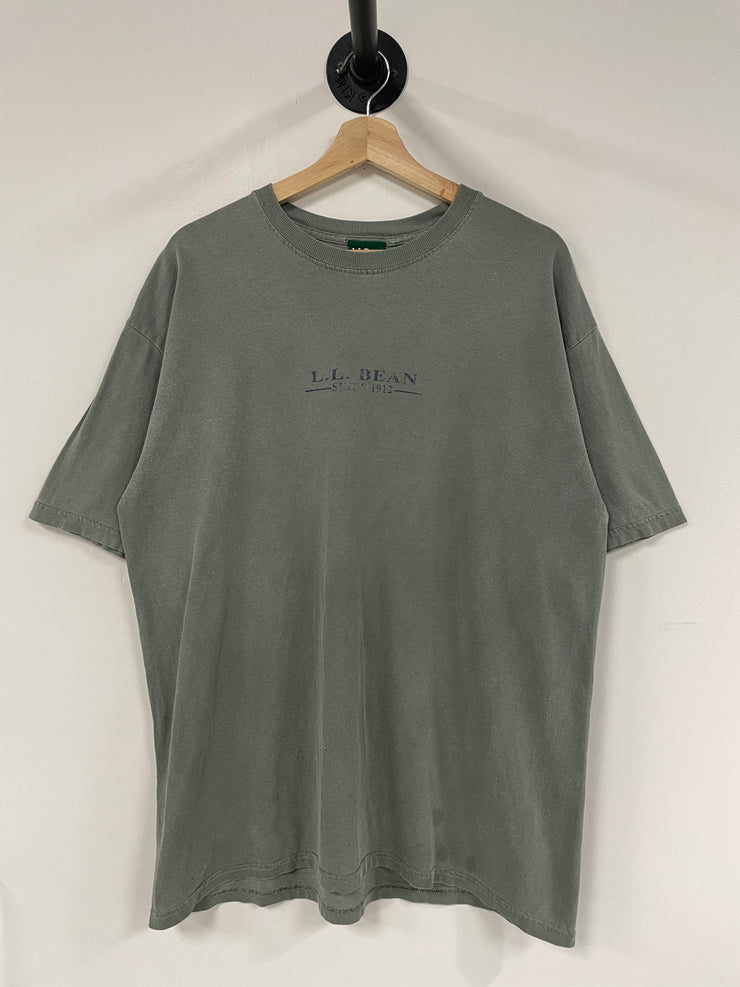 Vintage LL Bean Faded Green Tee