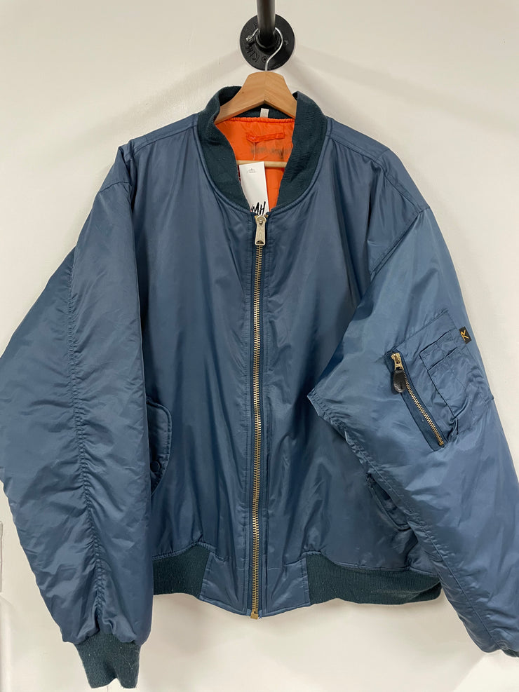 Vintage Mai 1 Flight Bomber Navy Jacket