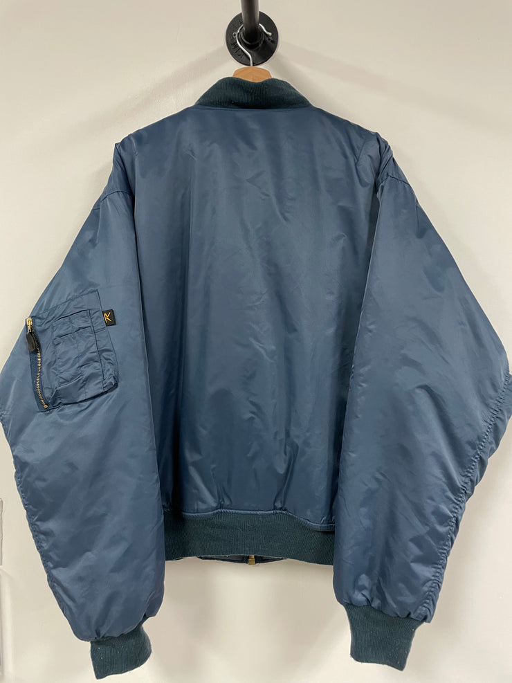 Vintage Mai 1 Flight Bomber Navy Jacket