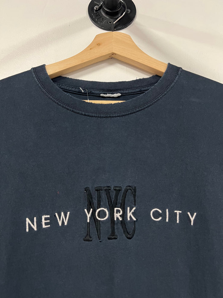 Vintage New York City Faded Black Tee