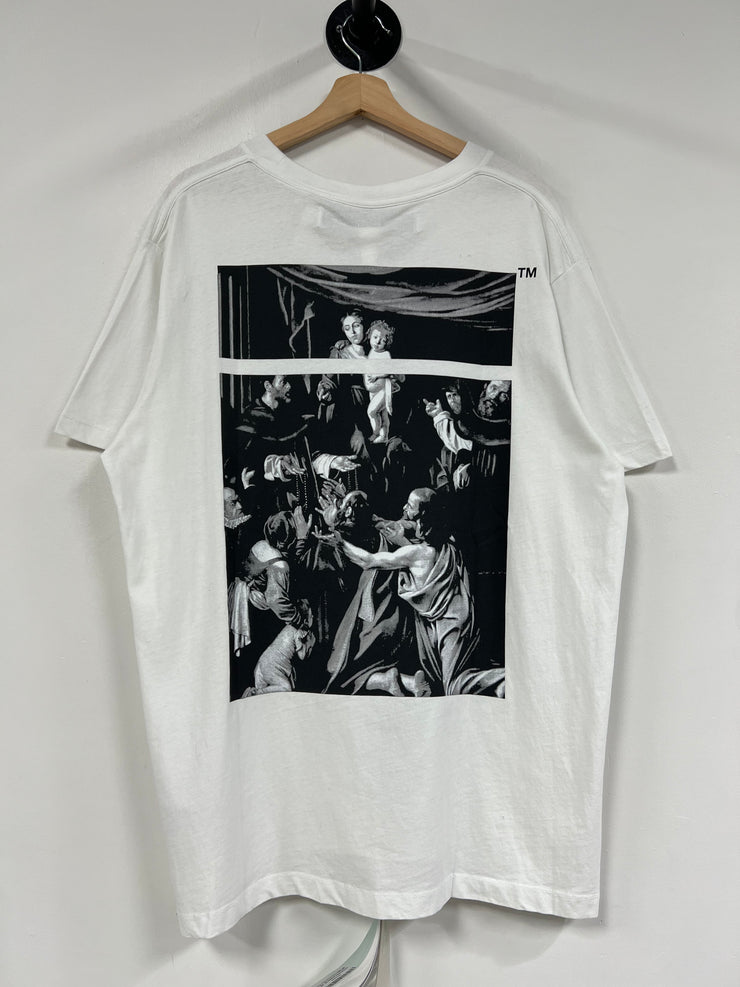 Off White SS20 Caravaggio Square White Tee