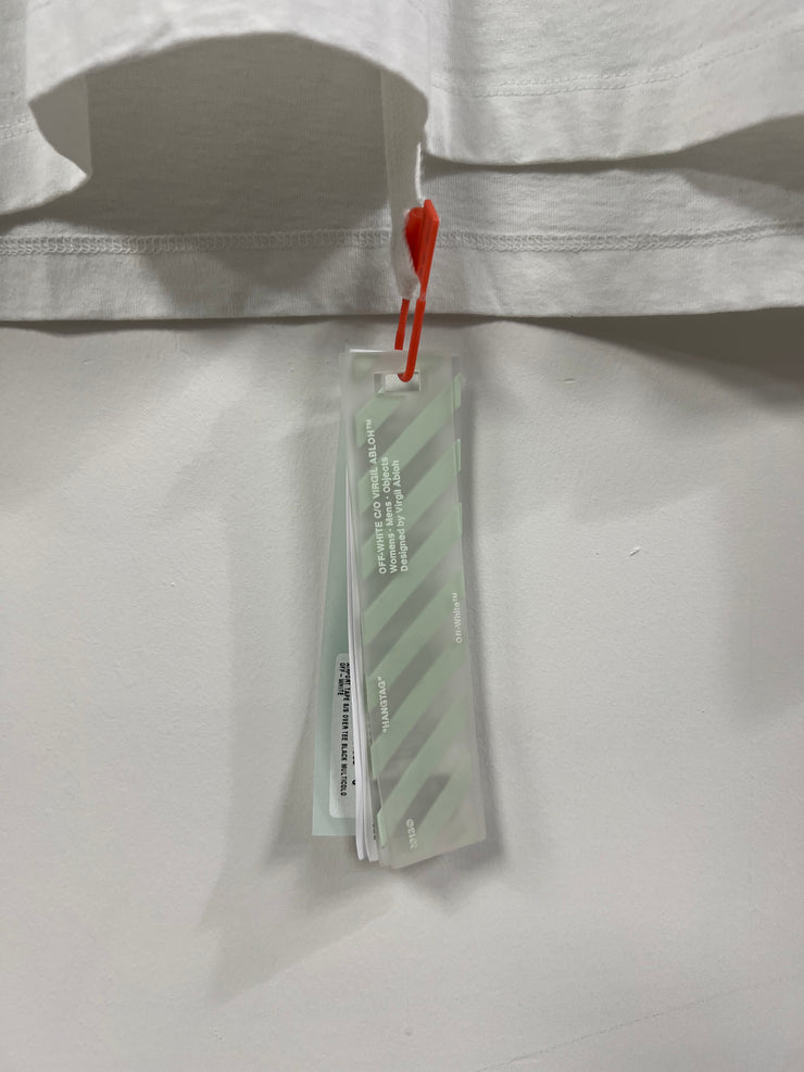 Off White Airport Tape Arrows White Tee