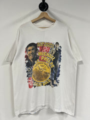 Vintage 2008 Michael Phelps Olympics Gold Medal Rap Tee