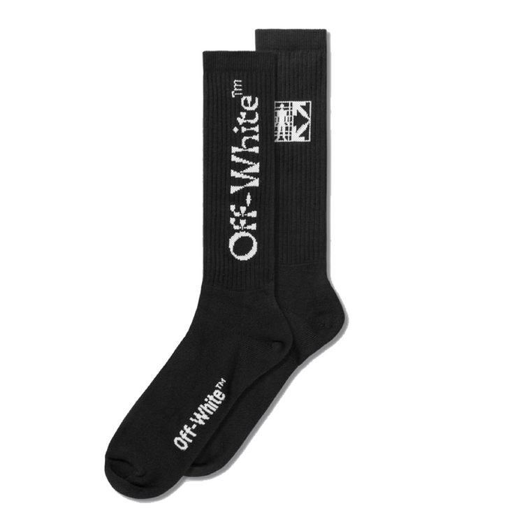 Off White Half Arrow Black Socks