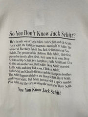 Vintage I Know Jack Schitt White Tee