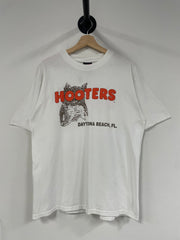 Vintage 90's Hooters Daytona Beach White Tee