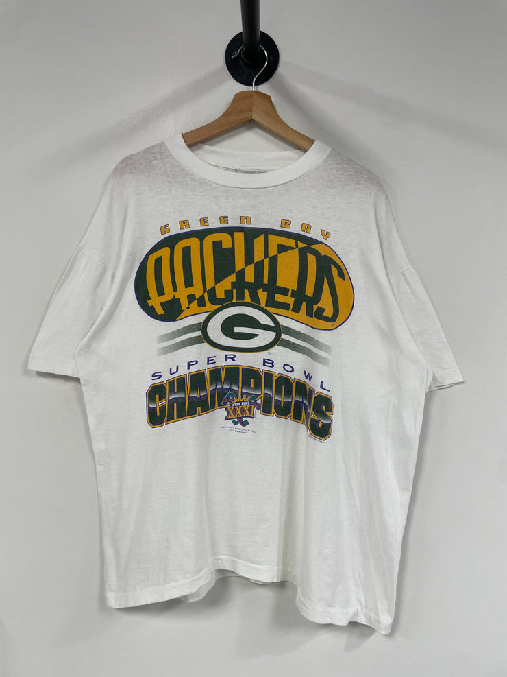 Vintage 1996 Green Bay Packers Superbowl White Tee