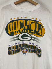 Vintage 1996 Green Bay Packers Superbowl White Tee