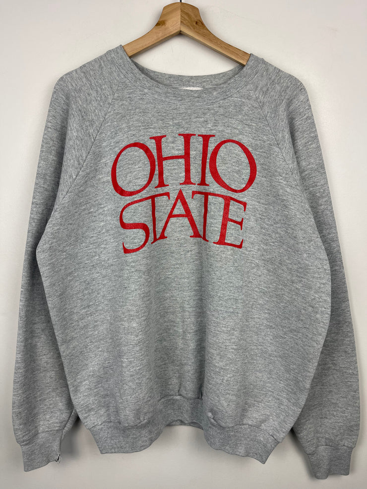 Vintage 90s Ohio State University Grey Crewneck