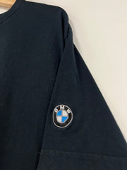 Vintage 90's BMW Sleeve Emblem Black Tee