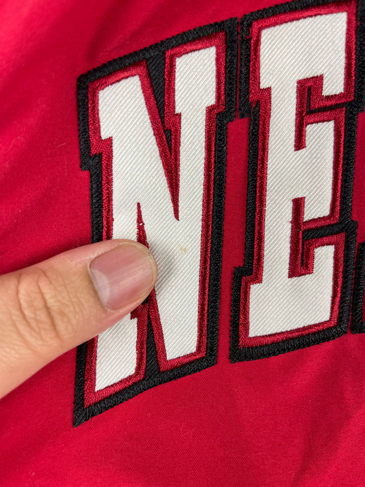 Vintage Colosseum Athletics Nebraska Red Pullover Windbreaker