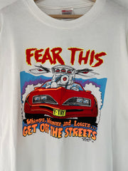 Vintage 1997 Pontiac Firebird Fear This White Tee