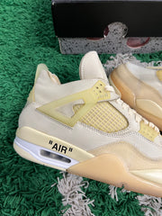 Jordan 4 x Off White Sail