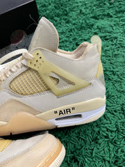 Jordan 4 x Off White Sail