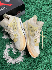 Jordan 4 x Off White Sail