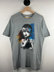 Vintage 80s Les Miserables Grey Tee