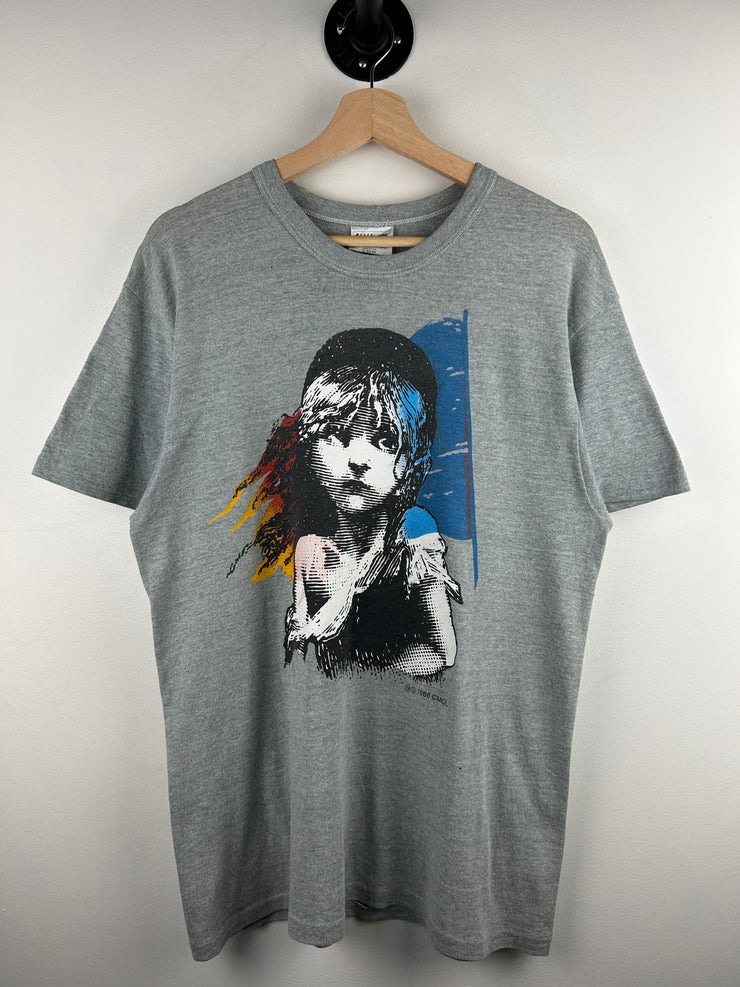 Vintage 80s Les Miserables Grey Tee
