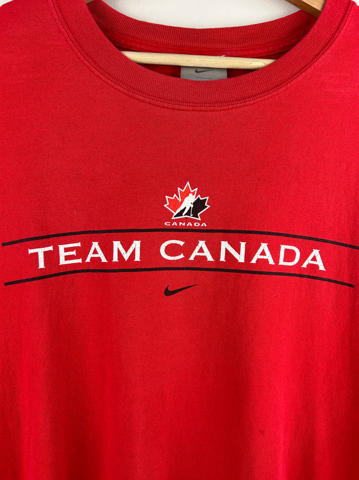 Vintage Nike Team Canada Red Tee