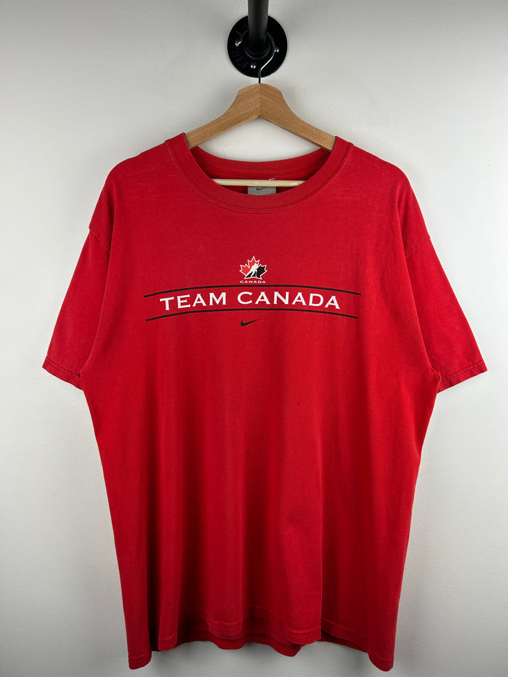 Vintage Nike Team Canada Red Tee